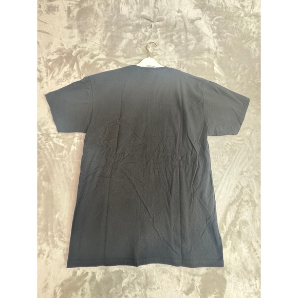 Vans Mens Black Classic Fit T Shirt Large Triple Logo Graphic Tee - Picture 7 of 8